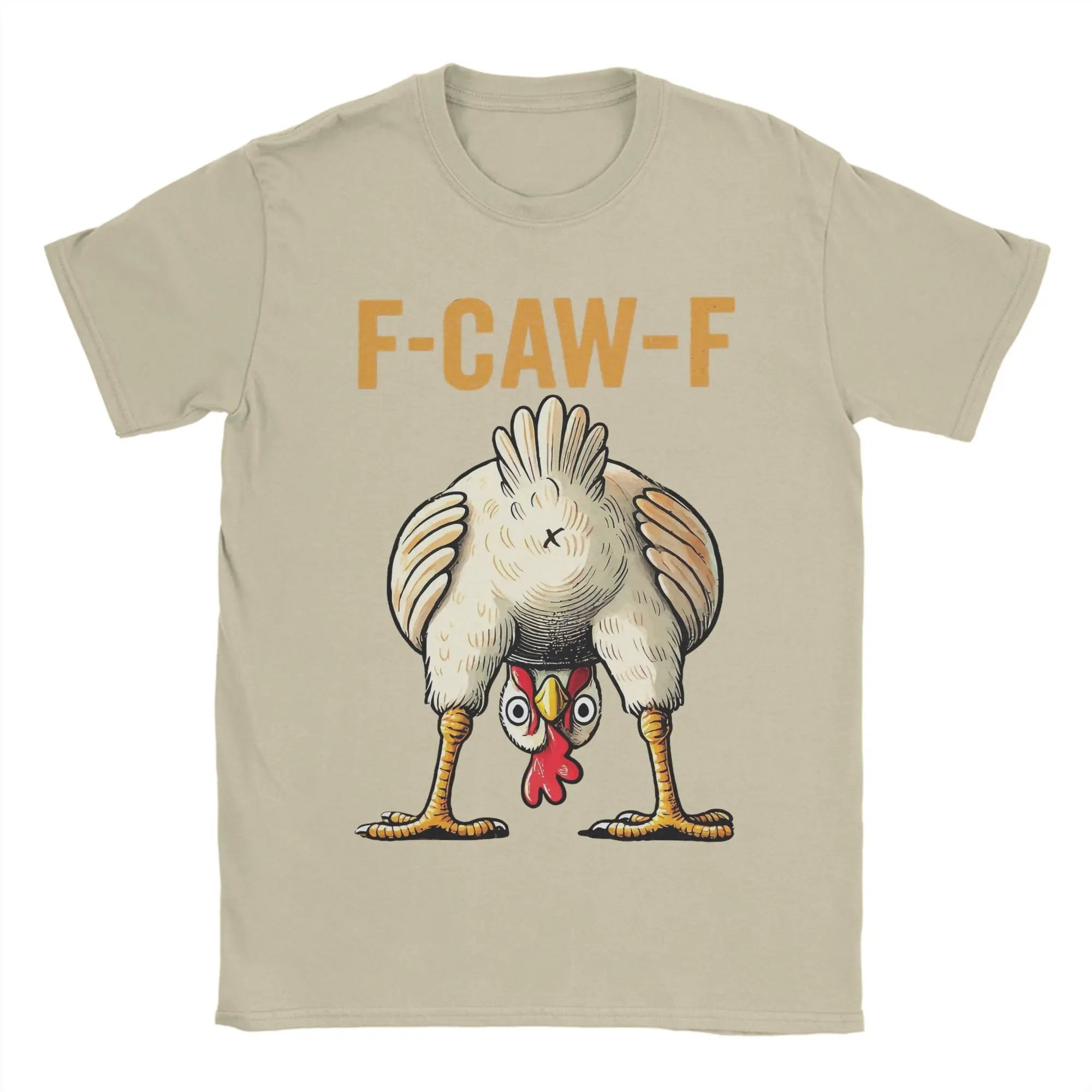 Funny F-Caw-F Chicken Graphic T-Shirt | Unisex Pure Cotton Casual Tee