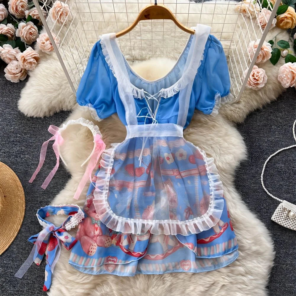 Bunny Girl Wrapped Chest Playsuit Sexy Slim Fit Lingerie