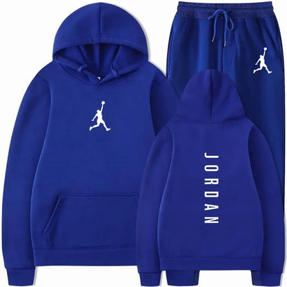 2025 Spring and autumn outdoor fitness basketball casual sportwear set fashion men&