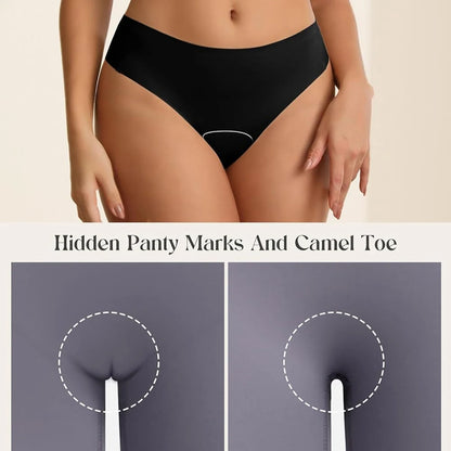 1/3Pcs Anti Cameltoe Proof Panties Avoid Camel Toe Concealer No Show Seamless Thongs Gym Workout Underwear for Leggings