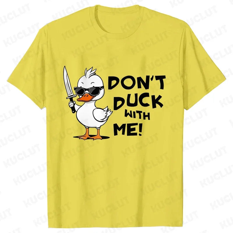 Duck With Knife Graphic T-Shirt | Men&