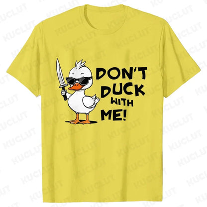 Duck With Knife Graphic T-Shirt | Men&