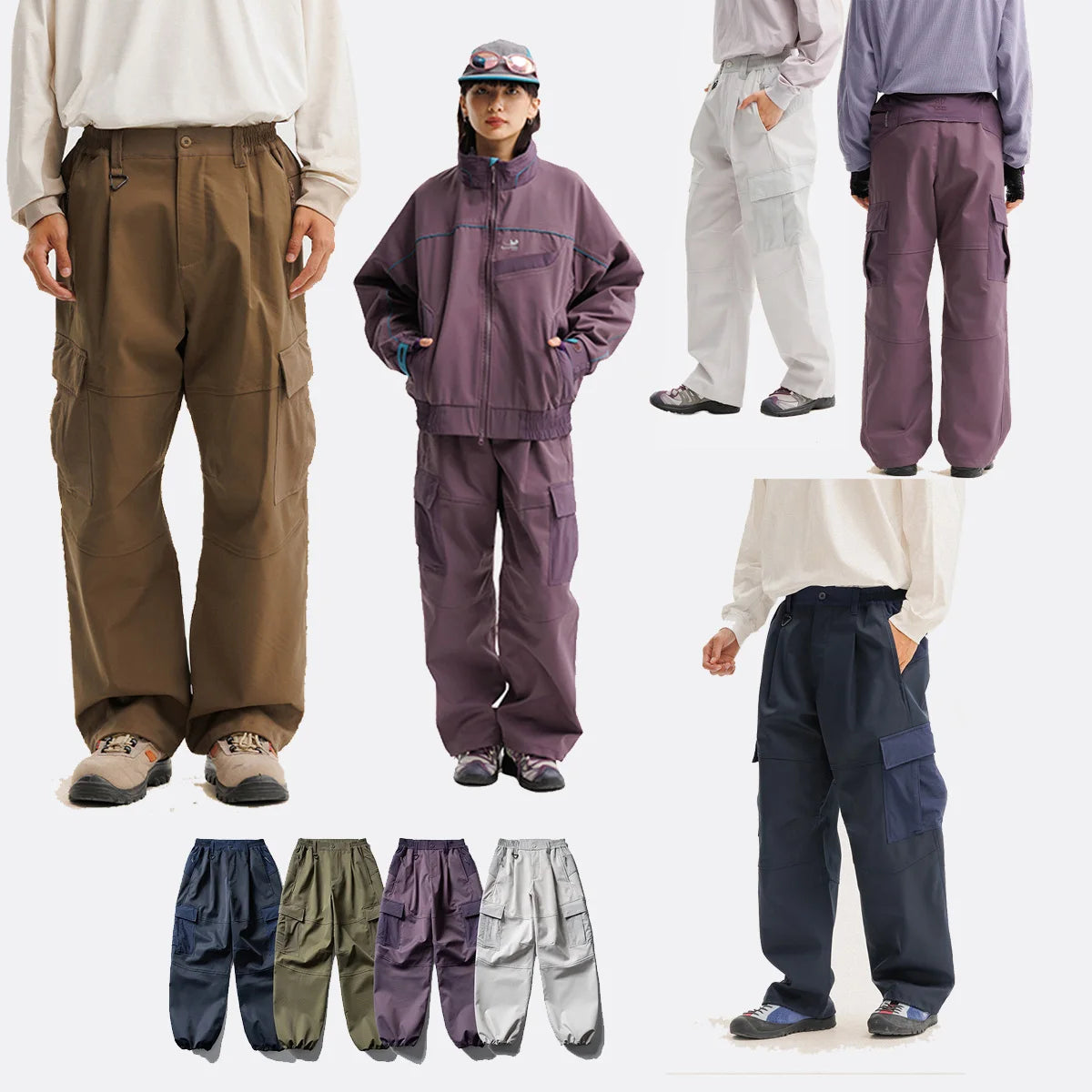 Men Loose Casual Outdoor Waterproof Track Cargo Pants Cityboy Streetwear Fashion Sport Techwear Pant Women Joggers Sweatpants