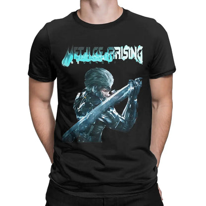 Metal Gear Solid 3 Snake &amp; Raiden Graphic T-Shirt | Cotton Casual Game Tee