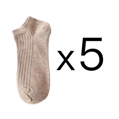 Women’s Solid Casual Cotton Ankle Socks - Amazing G