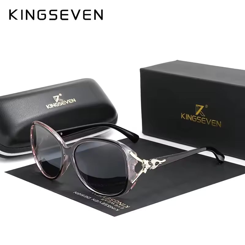 New Women Metal Polarized Sunglasses