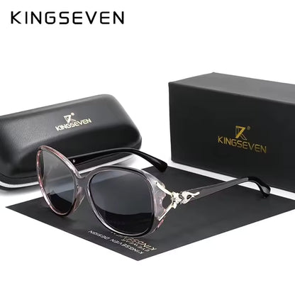 New Women Metal Polarized Sunglasses