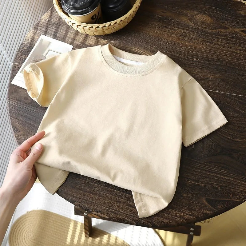 Kids Cotton Summer T-Shirt – Short Sleeve Casual Top