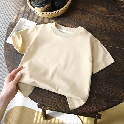 Kids Cotton Summer T-Shirt – Short Sleeve Casual Top