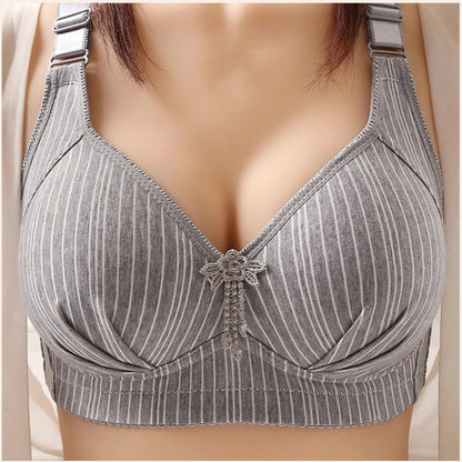 Women’s Nylon Anti-Sagging Brassiere | Soft, Breathable, Non-Steel Ring Bras