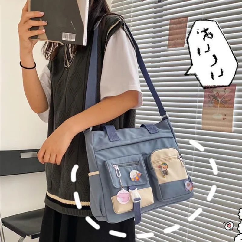 Waterproof Nylon Shoulder &amp; Crossbody Tote for Women