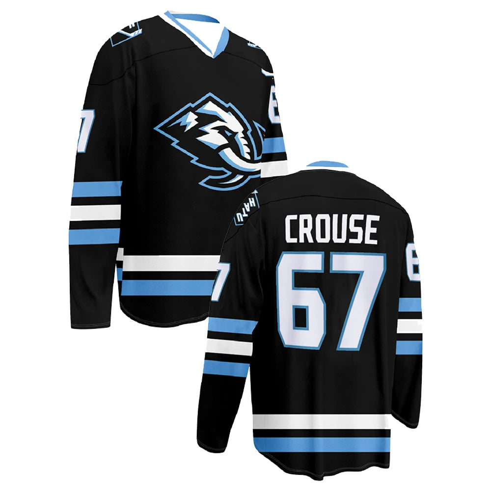 Utah Mammoth Hockey Jersey | V-Neck Long Sleeve 3D Print Sports Sweatshirt