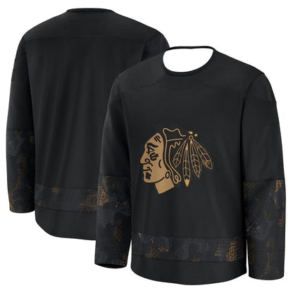 Hockey Jersey | Native Head Logo Long-Sleeve 3D HD Print Pullover | Unisex Fan Apparel