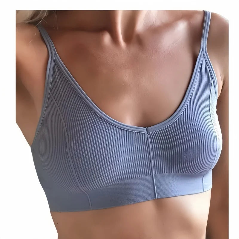 Seamless U Shaped Back Tube Top Bra for Women