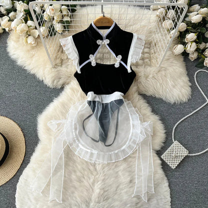 Bunny Girl Wrapped Chest Playsuit Sexy Slim Fit Lingerie