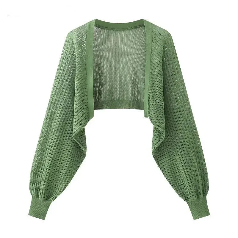 Summer Ice Silk Knitted Cardigan