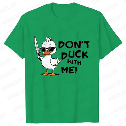 Duck With Knife Graphic T-Shirt | Men&
