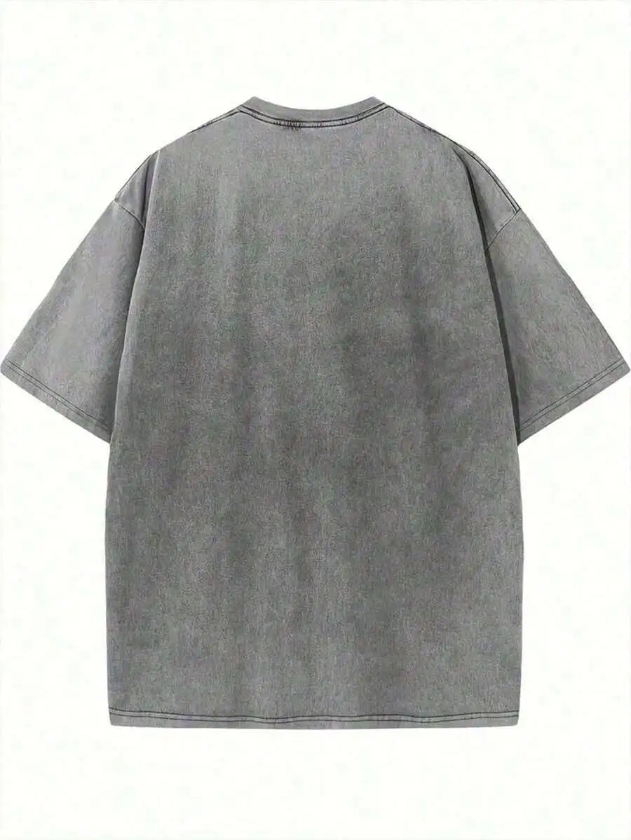 Jesus Above All Else Patterned T-Shirt-Unisex Christian Easter Shirt, Gray Cotton T-Shirt With Bold