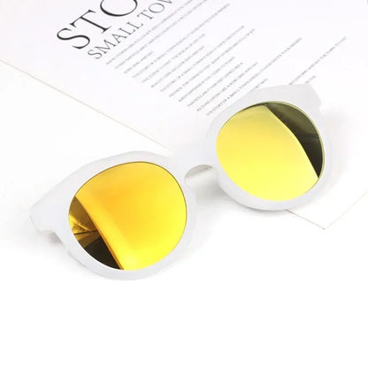 Kids Round Frame Sunglasses – Candy Color UV400 Outdoor Eyewear