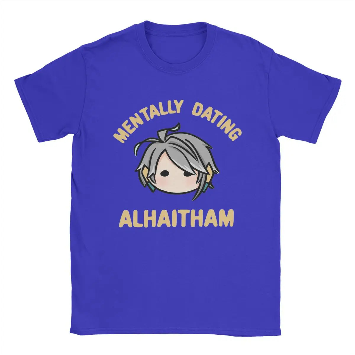 Men’s Genshin Impact T-Shirt | “Mentally Dating Alhaitham” Chibi Print