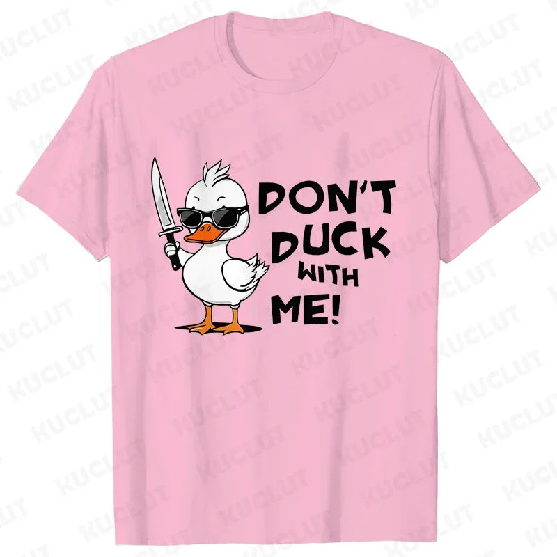 Duck With Knife Graphic T-Shirt | Men&