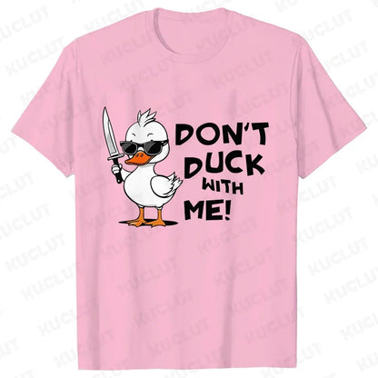 Duck With Knife Graphic T-Shirt | Men&