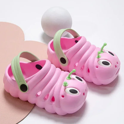 2024 Cute Cartoon Caterpillar Garden Shoes for Kids