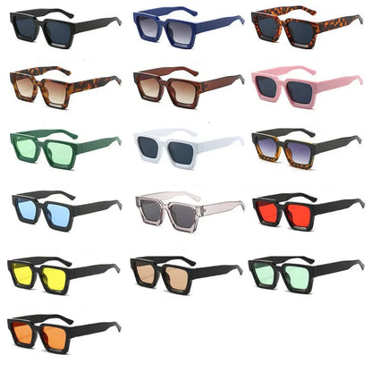 SHAUNA Popular Square Sunglasses for Men and Women