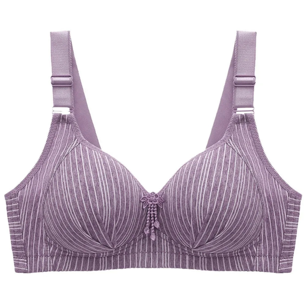 Women’s Nylon Anti-Sagging Brassiere | Soft, Breathable, Non-Steel Ring Bras