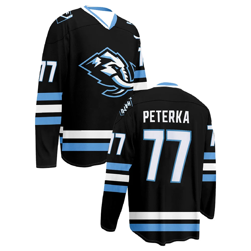 Utah Mammoth Hockey Jersey | V-Neck Long Sleeve 3D Print Sports Sweatshirt