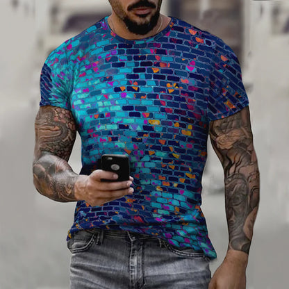Unisex Graffiti 3D Print T-Shirt