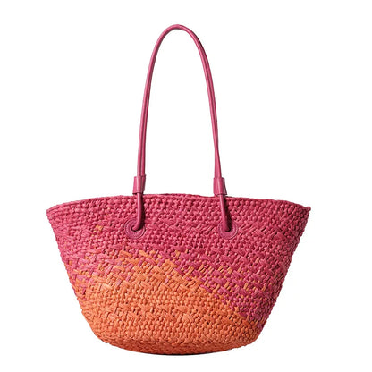 Woven Summer Beach Handbag for Women