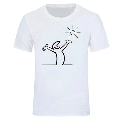 Lineman “La Linea” Graphic Print T-Shirt | Unisex Casual Summer Cotton Tee