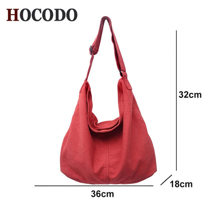 Women’s Canvas Large-Capacity Shoulder &amp; Crossbody Bag