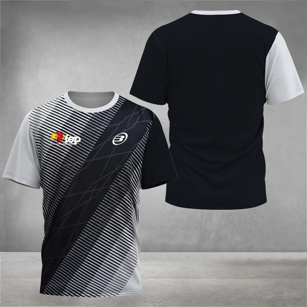 Men’s Padel Quick-Dry Sports T-Shirt | Breathable Summer Fitness Tee