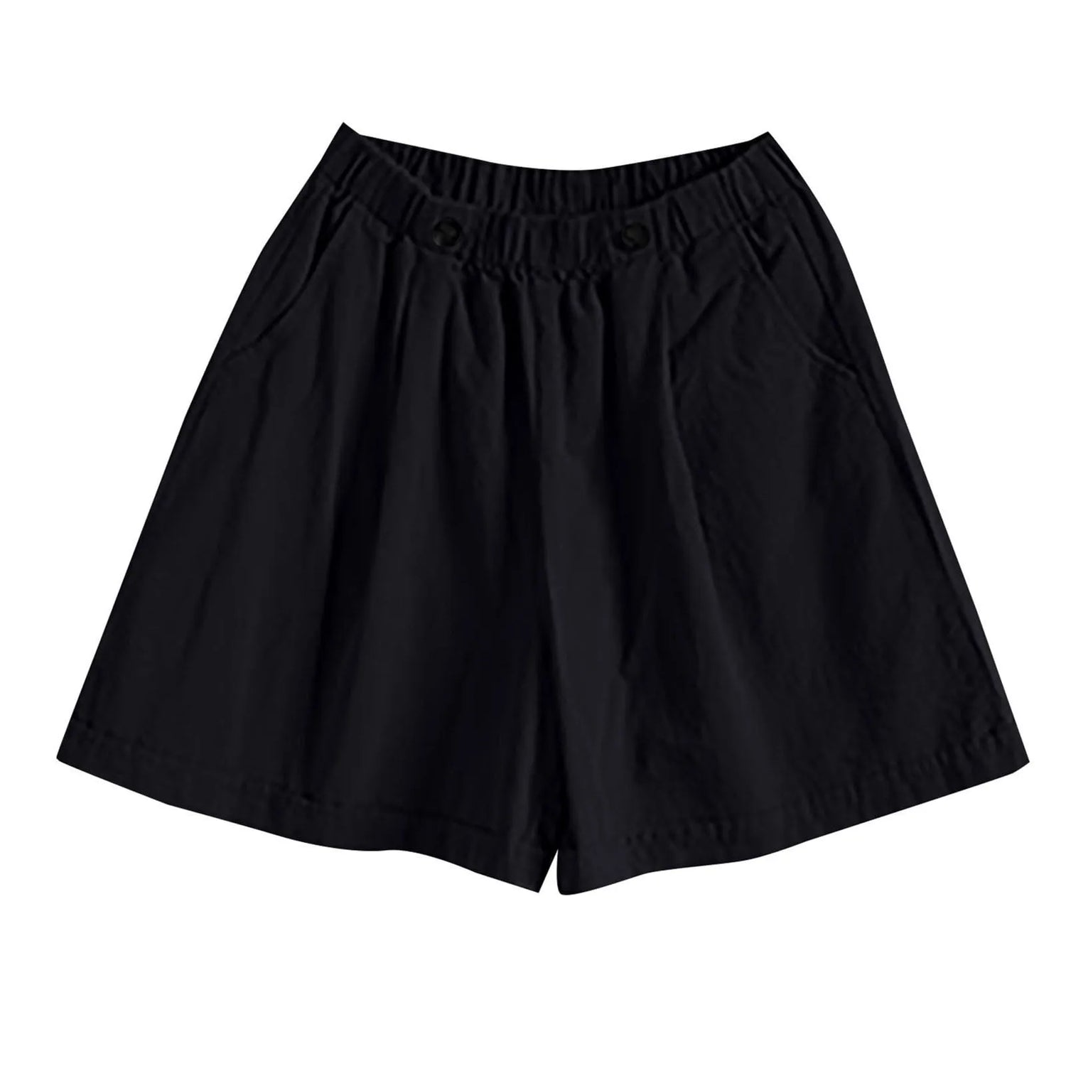 Women’s Summer Loose Wide-Leg Shorts | High Waist Casual Jogging &amp; Beach Shorts