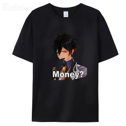 Women’s Genshin Impact Zhong Li T-Shirt | Cartoon Streetwear Tee