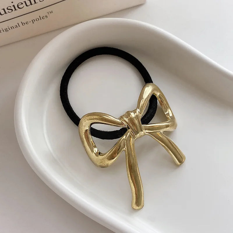 Irregular Golden Metal Hair Band for Women &amp; Girls