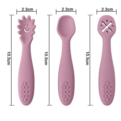 Silicone Baby Utensils Set