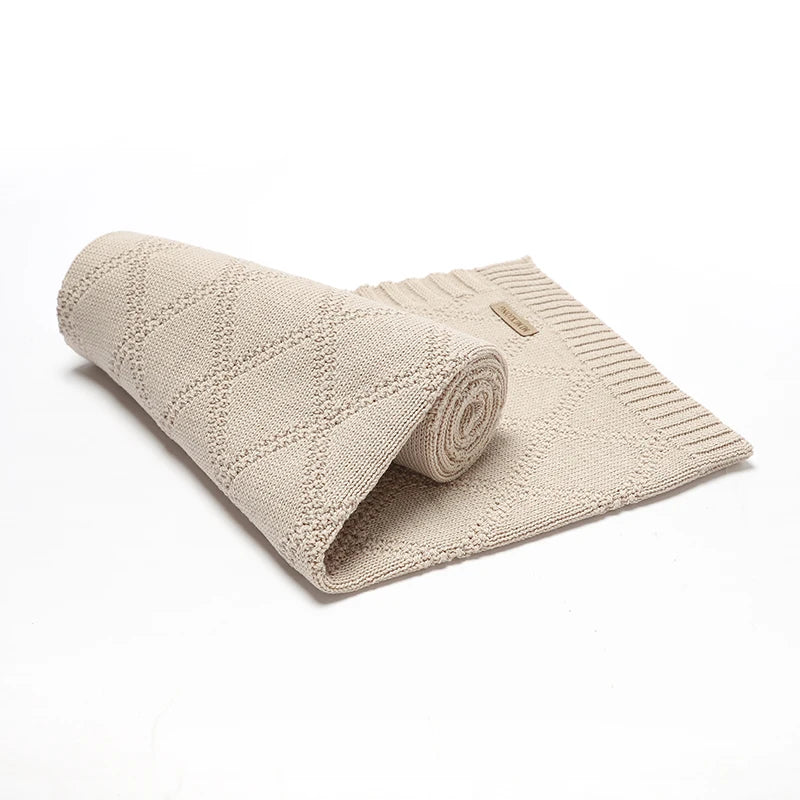 Super Soft Cotton Baby Blanket – Stroller &amp; Nursery Cover