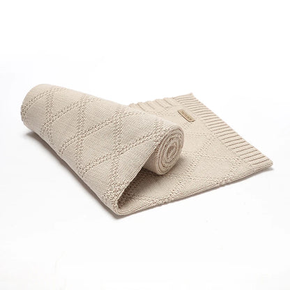 Super Soft Cotton Baby Blanket – Stroller &amp; Nursery Cover