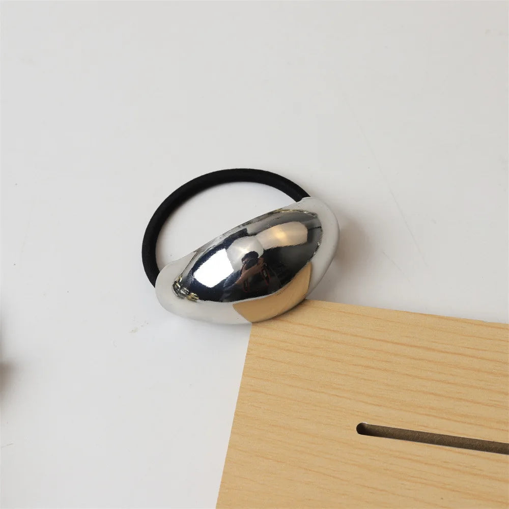 Irregular Golden Metal Hair Band for Women &amp; Girls