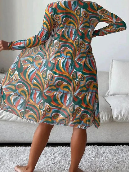 Tropical Print Bikini 3-Pack with Cover-Up