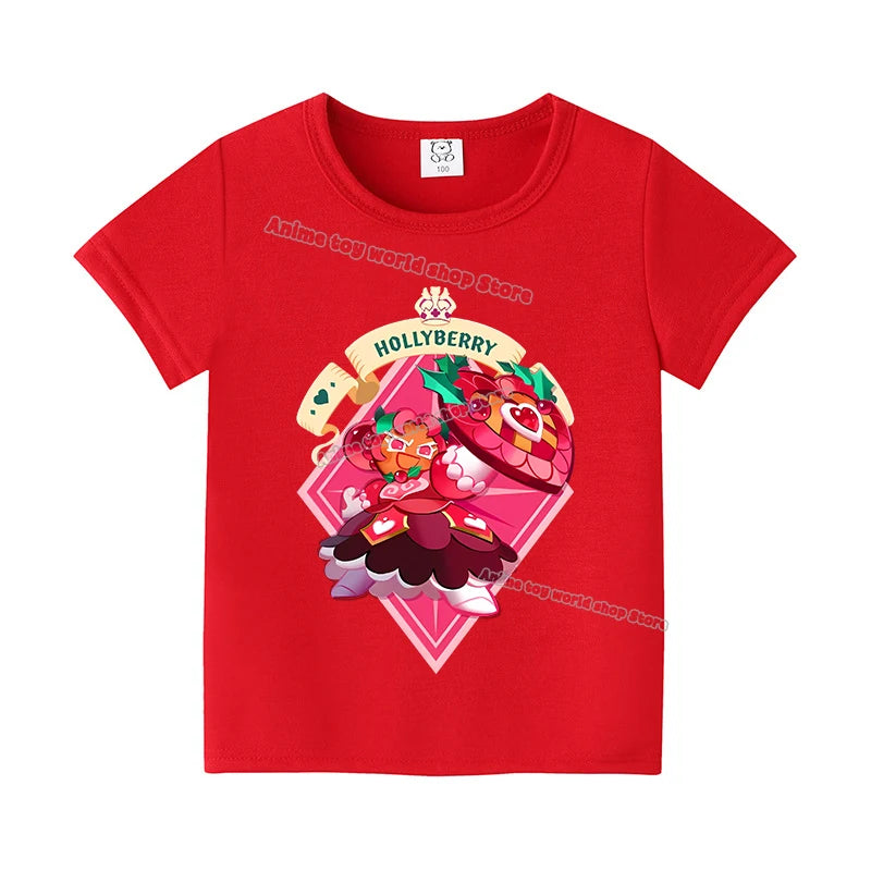 Kids’ Cookie Run Kingdom T-Shirt | Unisex Summer Cotton Tee