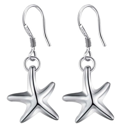 Sterling Silver Heart Stud Earrings for Women