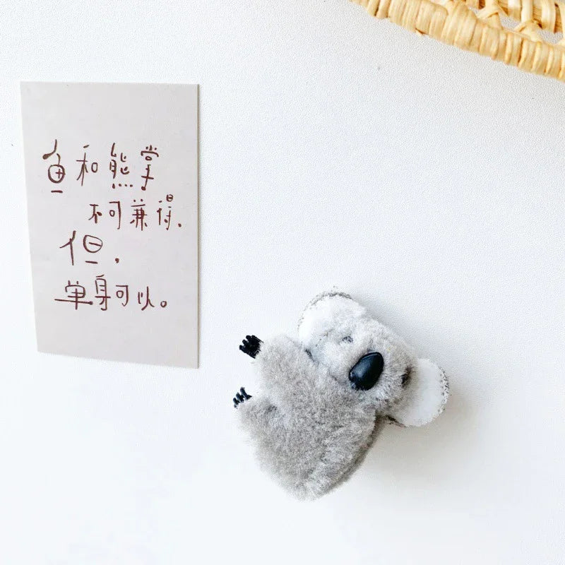 Cute Fluffy Super Plush Koala Bear Hair Clip