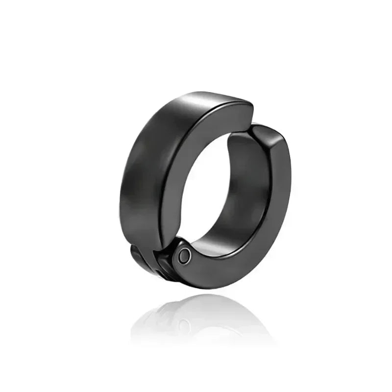 Round Stainless Steel Punk Ear Clip