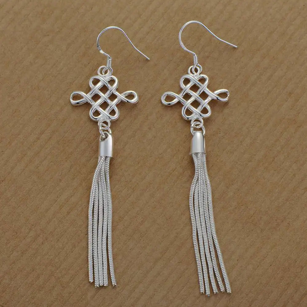 Sterling Silver Heart Stud Earrings for Women