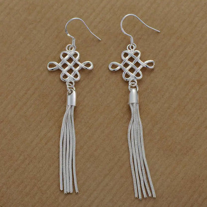 Sterling Silver Heart Stud Earrings for Women