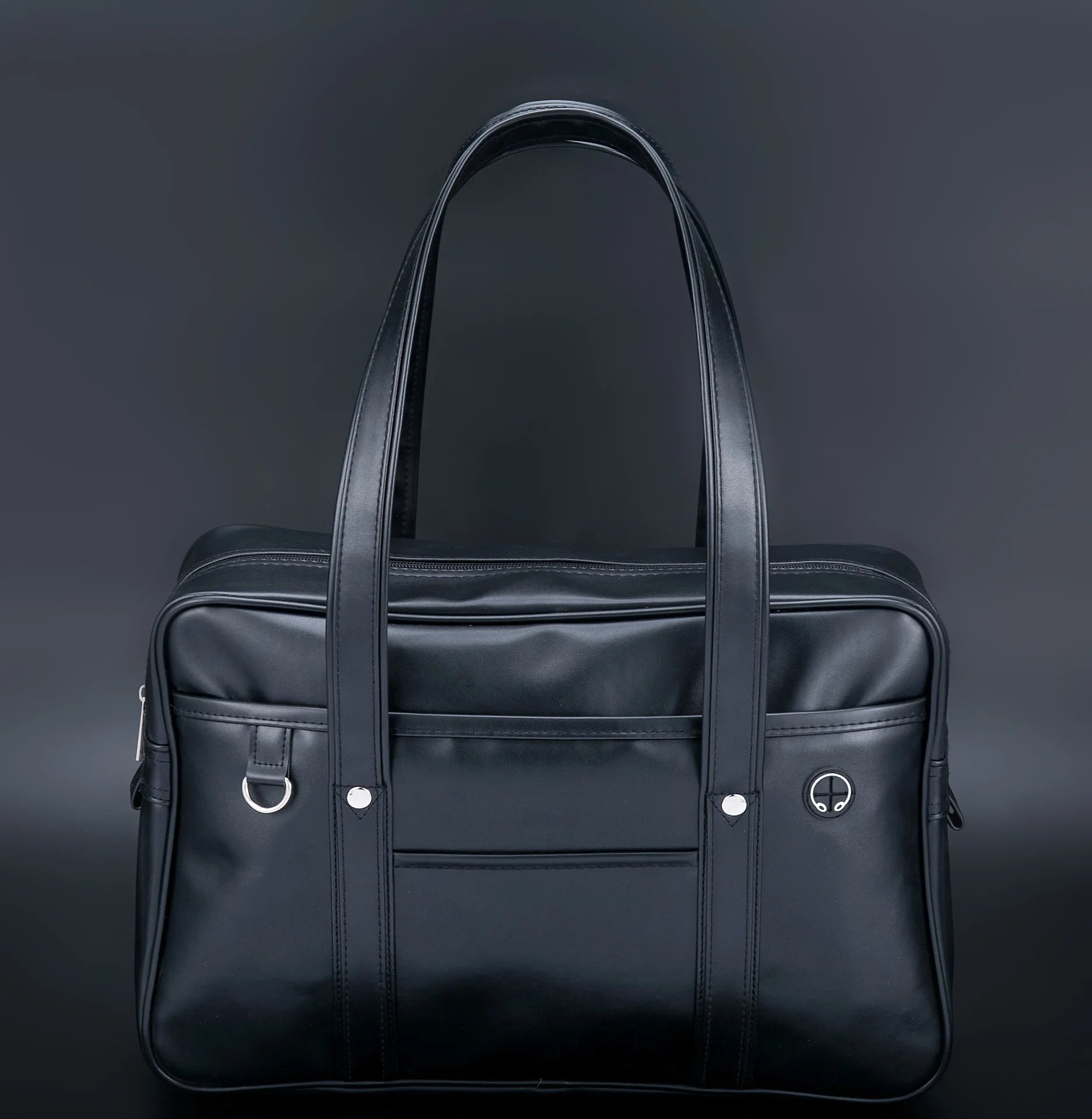 Women’s PU Nylon Preppy Style School Shoulder Bag